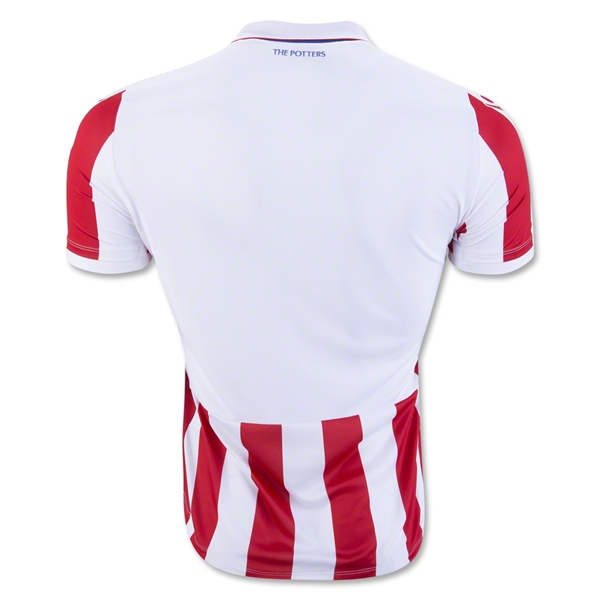Stoke City Home 2016/17 Soccer Jersey Shirt - Click Image to Close